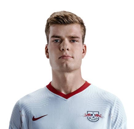 Achtung: Redaktionelle Nutzung honorarfrei - Attention: Free of charge for editorial use - Alexander Sörloth (RB Leipzig)