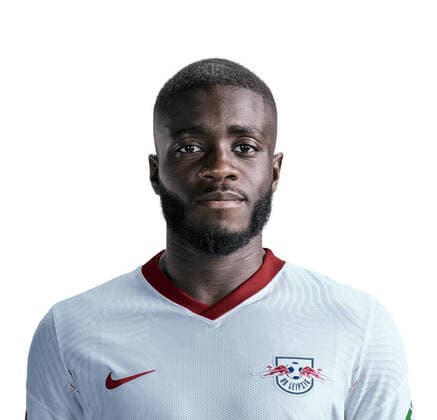 Achtung: Redaktionelle Nutzung honorarfrei - Attention: Free of charge for editorial use - Dayot Upamecano (RB Leipzig)