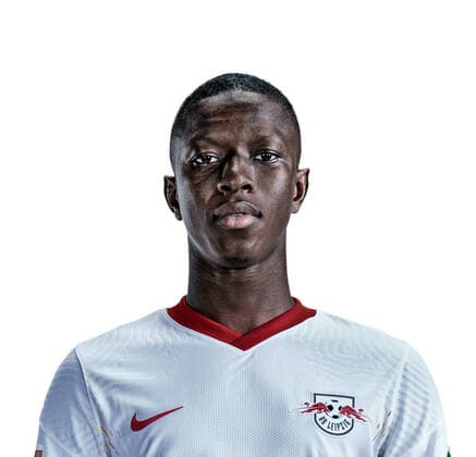 Achtung: Redaktionelle Nutzung honorarfrei - Attention: Free of charge for editorial use - Amadou Haidara (RB Leipzig)