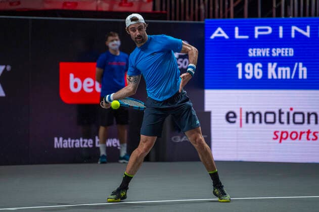 Im Jordan THOMPSON (AUS), Jordan THOMPSON (AUS) vs. Gilles SIMON (FRA), TENNIS, bett1HULKS Championship, 19.10.2020, GER, TENNIS, ATP, Tennis Herren TOUR, bett1HULKS Championship, Jordan THOMPSON (AUS) vs. Gilles SIMON (FRA), 19.10.2020 KOELN Copyright: xEibnerxPressefotox xBenjaminxSOELZERx EP_BSO