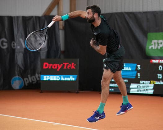 Matteo Viola (ITA) Tennis - Wolffkran Open - ATP, Tennis Herren Challenger - TC Ismaning - Ismaning - Bavaria - Germany - 19 October 2020. Â Copyright: xJuergenxHasenkopfx