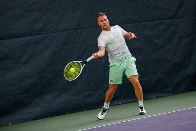 OBERT, Adrian (GER) Ranking: PRO 645 bei den ITF World Tennis Tour Hamburg - M25 am 19.10.2020 in Hamburg (Verbandshalle Hamburg), Deutschland