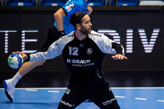 17.10.2020 - Handball, 2020 2021, 1. Bundesliga, 4. Spieltag, MT Melsungen - GWD Minden: Silvio Heinevetter (Melsungen) Melsungen Hessen Deutschland Rothenbach-Halle