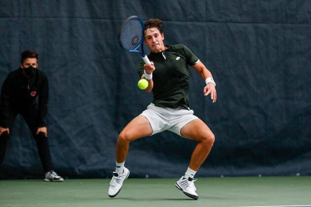 HENNING, Benedikt (GER) Ranking: PRO 1243 bei den FUTURE NORD - ITF World Tennis Tour - M25 am 19.10.2020 in Hamburg (Verbandshalle Hamburg), Deutschland