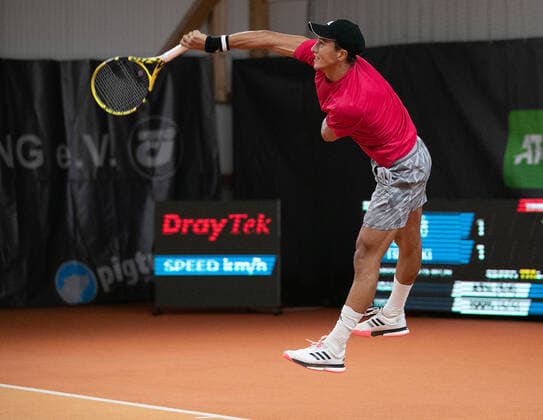 Antoine Hoang Tennis - Wolffkran Open - ATP, Tennis Herren Challenger - TC Ismaning - Ismaning - Bavaria - Germany - 19 October 2020. Â Copyright: xJuergenxHasenkopfx
