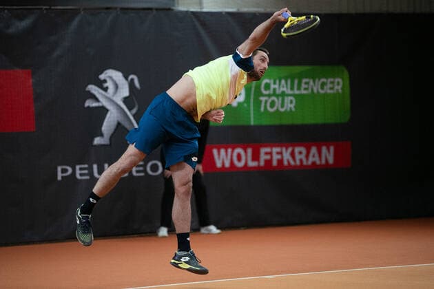 Viktor Troicki Tennis - Wolffkran Open - ATP, Tennis Herren Challenger - TC Ismaning - Ismaning - Bavaria - Germany - 19 October 2020. Â Copyright: xJuergenxHasenkopfx