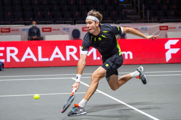 Im Egor GERASIMOV (BLR), Egor GERASIMOV (BLR) vs. Daniel ALTMEIER (GER), TENNIS, bett1HULKS Championship, 19.10.2020, GER, TENNIS, ATP, Tennis Herren TOUR, bett1HULKS Championship, Egor GERASIMOV (BLR) vs. Daniel ALTMEIER (GER), 19.10.2020 KOELN Copyright: xEibnerxPressefotox xBenjaminxSOELZERx EP_BSO