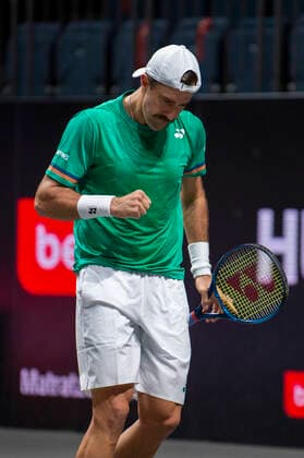 Im Steve JOHNSON (USA), Steve JOHNSON (USA) vs. Marin CILIC (CRO), TENNIS, bett1HULKS Championship, 19.10.2020, GER, TENNIS, ATP, Tennis Herren TOUR, bett1HULKS Championship, Steve JOHNSON (USA) vs. Marin CILIC (CRO), 19.10.2020 KOELN Copyright: xEibnerxPressefotox xBenjaminxSOELZERx EP_BSO