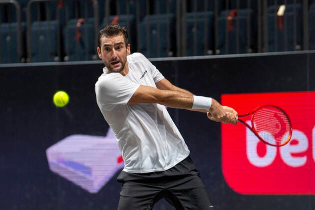 Sport Bilder des Tages Im Marin CILIC (CRO), Steve JOHNSON (USA) vs. Marin CILIC (CRO), TENNIS, bett1HULKS Championship, 19.10.2020, GER, TENNIS, ATP, Tennis Herren TOUR, bett1HULKS Championship, Steve JOHNSON (USA) vs. Marin CILIC (CRO), 19.10.2020 KOELN Copyright: xEibnerxPressefotox xBenjaminxSOELZERx EP_BSO