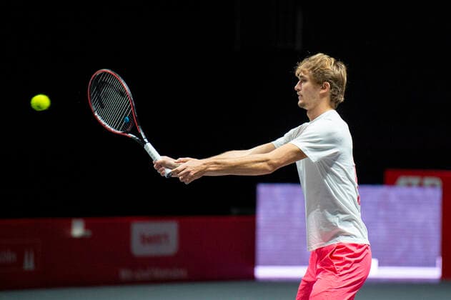 Im Alexander ZVEREV (GER), Alexander ZVEREV (GER) exklusiv vor dem Doppel-Match, TENNIS, bett1HULKS Championship, 20.10.2020, GER, TENNIS, ATP, Tennis Herren TOUR, bett1HULKS Championship, Alexander ZVEREV (GER) exklusiv vor dem Doppel-Match, 20.10.2020 KOELN Copyright: xEibnerxPressefotox xBenjaminxSOELZERx EP_BSO