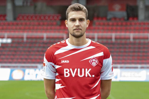Hendrik Hansen, FC Würzburger Kickers, 2. Bundesliga, Porträttermin 2020 2021, Copyright: FWK HMBxMedia xHeikoxBecker
