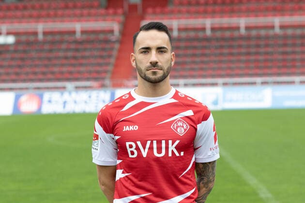 Mitja Lotric, FC Würzburger Kickers, 2. Bundesliga, Porträttermin 2020 2021, Copyright: FWK HMBxMedia xHeikoxBecker