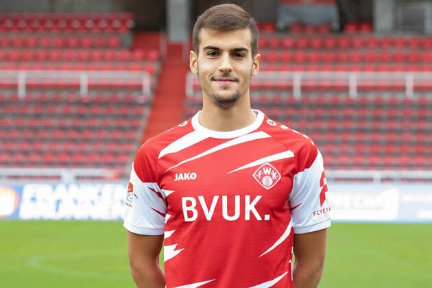 Vladimir Nikolov, FC Würzburger Kickers, 2. Bundesliga, Porträttermin 2020 2021, Copyright: FWK HMBxMedia xHeikoxBecker