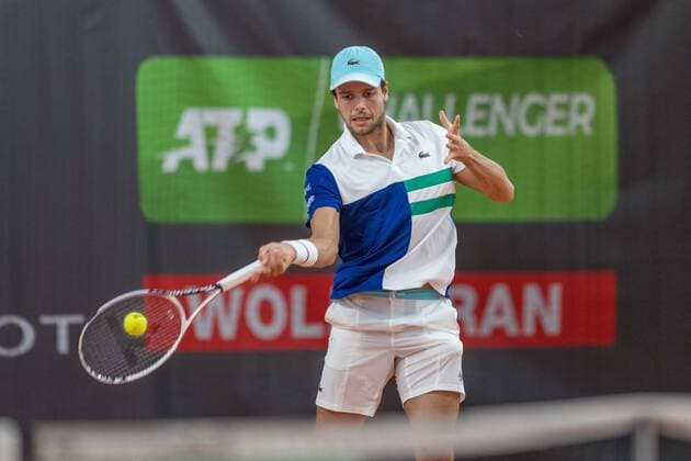 Tennis, Wolffkran Open 2020 Im Bild Gregoire BARRERE (FRA). Ismaning TC Ismaning Bayern Deutschland Copyright: Passion2Press MarkusxFischerx