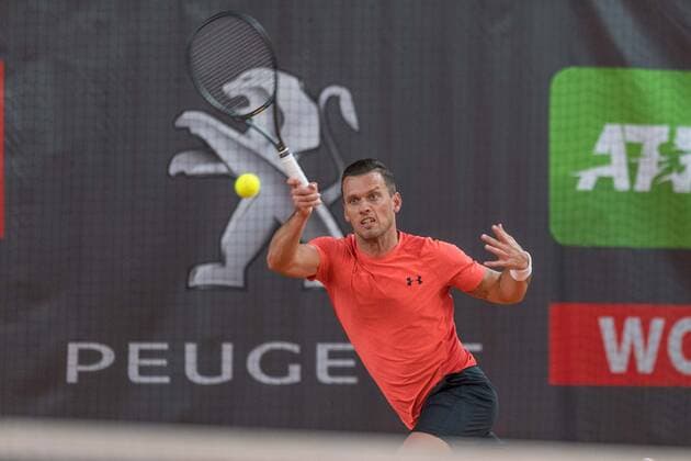 Tennis, Wolffkran Open 2020 Im Bild Tobias KAMKE (GER). Ismaning TC Ismaning Bayern Deutschland Copyright: Passion2Press MarkusxFischerx