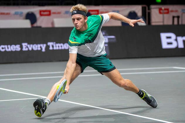 Im Alejandro DAVIDOVICH FOKINA (ESP), Damir DZUMHUR (BIH) vs. Alejandro DAVIDOVICH FOKINA (ESP), TENNIS, bett1HULKS Championship, 20.10.2020, GER, TENNIS, ATP, Tennis Herren TOUR, bett1HULKS Championship, Damir DZUMHUR (BIH) vs. Alejandro DAVIDOVICH FOKINA (ESP), 20.10.2020 KOELN Copyright: xEibnerxPressefotox xBenjaminxSOELZERx EP_BSO