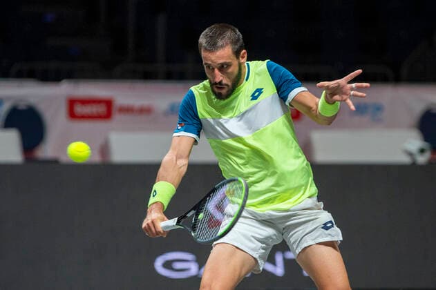 Im Damir DZUMHUR (BIH), Damir DZUMHUR (BIH) vs. Alejandro DAVIDOVICH FOKINA (ESP), TENNIS, bett1HULKS Championship, 20.10.2020, GER, TENNIS, ATP, Tennis Herren TOUR, bett1HULKS Championship, Damir DZUMHUR (BIH) vs. Alejandro DAVIDOVICH FOKINA (ESP), 20.10.2020 KOELN Copyright: xEibnerxPressefotox xBenjaminxSOELZERx EP_BSO