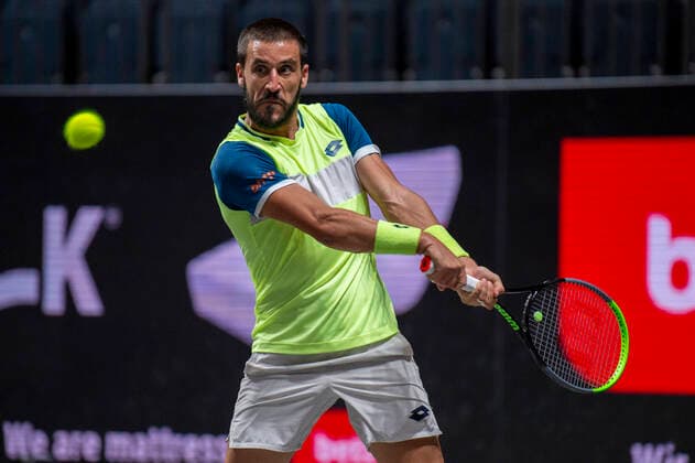 Im Damir DZUMHUR (BIH), Damir DZUMHUR (BIH) vs. Alejandro DAVIDOVICH FOKINA (ESP), TENNIS, bett1HULKS Championship, 20.10.2020, GER, TENNIS, ATP, Tennis Herren TOUR, bett1HULKS Championship, Damir DZUMHUR (BIH) vs. Alejandro DAVIDOVICH FOKINA (ESP), 20.10.2020 KOELN Copyright: xEibnerxPressefotox xBenjaminxSOELZERx EP_BSO