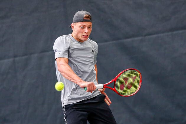 VAN RIJTHOVEN, Tim (NED) Ranking: PRO 345 bei den FUTURE NORD - ITF World Tennis Tour - M25 am 20.10.2020 in Hamburg (Verbandshalle Hamburg), Deutschland