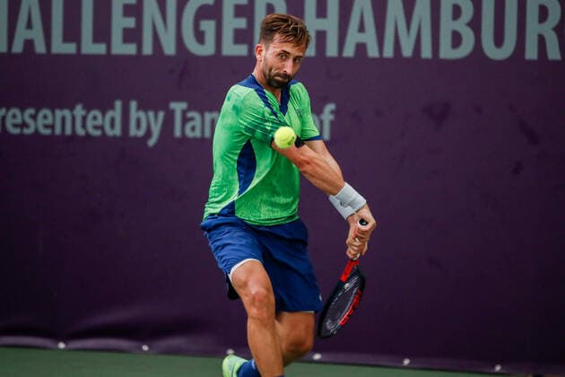 NETUSCHIL, Marvin (GER) Ranking: PRO 558 bei den FUTURE NORD - ITF World Tennis Tour - M25 am 20.10.2020 in Hamburg (Verbandshalle Hamburg), Deutschland
