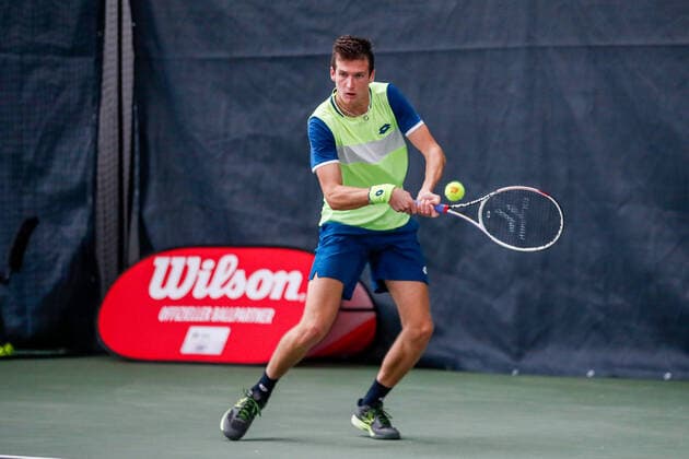 bei den FUTURE NORD - ITF World Tennis Tour - M25 am 20.10.2020 in Hamburg (Verbandshalle Hamburg), Deutschland