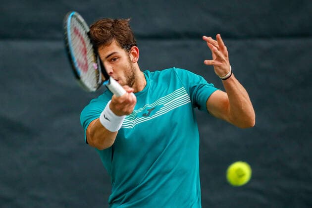 SANCHEZ IZQUIERDO, Nikolas (ESP) Ranking: PRO 356 bei den FUTURE NORD - ITF World Tennis Tour - M25 am 20.10.2020 in Hamburg (Verbandshalle Hamburg), Deutschland