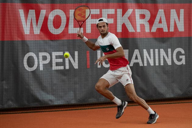 Juan Pablo Ficovich (ARG) Tennis - Wolffkran Open - ATP, Tennis Herren Challenger - TC Ismaning - Ismaning - Bavaria - Germany - 20 October 2020. Â Copyright: xJuergenxHasenkopfx