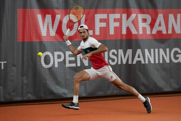 Juan Pablo Ficovich (ARG) Tennis - Wolffkran Open - ATP, Tennis Herren Challenger - TC Ismaning - Ismaning - Bavaria - Germany - 20 October 2020. Â Copyright: xJuergenxHasenkopfx