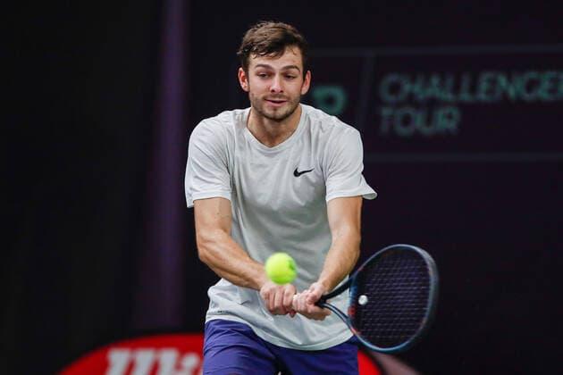 STODDER, TIMO (GER) Ranking: PRO 1055 bei den FUTURE NORD - ITF World Tennis Tour - M25 am 20.10.2020 in Hamburg (Verbandshalle Hamburg), Deutschland