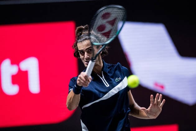 bett1HULKS Championship - ATP, Tennis Herren 250; Koeln, 20.10.2020 Pierre-Hugues HERBERT (FRA) bett1HULKS Championship - ATP 250 am 20.10.2020 in Koeln (LANXESSarena), Deutschland Copyright: xBEAUTIFULxSPORTS Wunderlx
