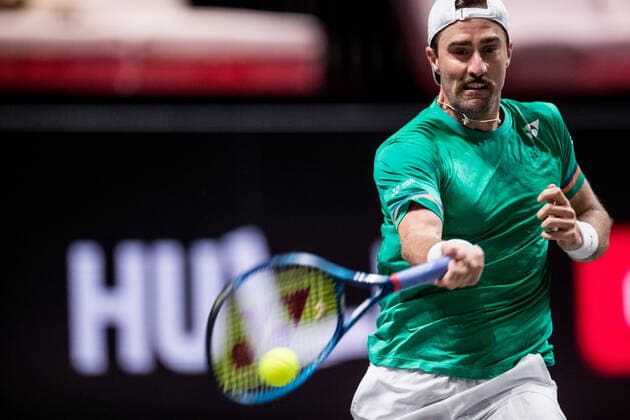 bett1HULKS Championship - ATP, Tennis Herren 250; Koeln, 21.10.2020 Steve JOHNSON (USA) bett1HULKS Championship - ATP 250 am 21.10.2020 in Koeln (LANXESSarena), Deutschland Copyright: xBEAUTIFULxSPORTS Wunderlx