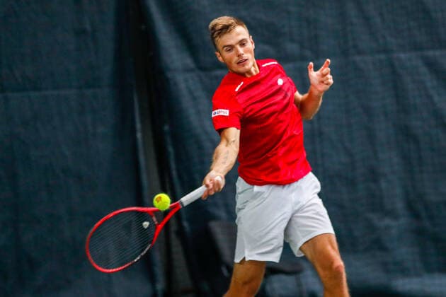 VAN RIJTHOVEN, Tim (NED) Ranking: PRO 345 bei den FUTURE NORD - ITF World Tennis Tour - M25 am 21.10.2020 in Hamburg (Hamburger Tennisverband), Deutschland