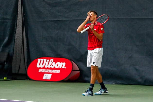 VAN RIJTHOVEN, Tim (NED) Ranking: PRO 345 bei den FUTURE NORD - ITF World Tennis Tour - M25 am 21.10.2020 in Hamburg (Hamburger Tennisverband), Deutschland