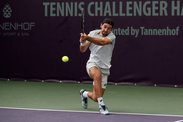 DURASOVIC, Viktor (NOR) Ranking: PRO 343 bei den FUTURE NORD - ITF World Tennis Tour - M25 am 21.10.2020 in Hamburg (Hamburger Tennisverband), Deutschland