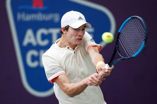 SQUIRE, Henri (GER) Ranking: PRO 1562 bei den FUTURE NORD - ITF World Tennis Tour - M25 am 21.10.2020 in Hamburg (Hamburger Tennisverband), Deutschland