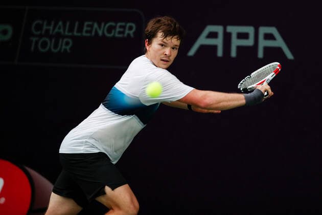 KOZLOV, Stefan (USA) Ranking: PRO 379 bei den FUTURE NORD - ITF World Tennis Tour - M25 am 21.10.2020 in Hamburg (Hamburger Tennisverband), Deutschland