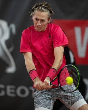 Sebastian Korda (USA) Tennis - Wolffkran Open - ATP, Tennis Herren Challenger - TC Ismaning - Ismaning - Bavaria - Germany - 21 October 2020. Â Copyright: xJuergenxHasenkopfx