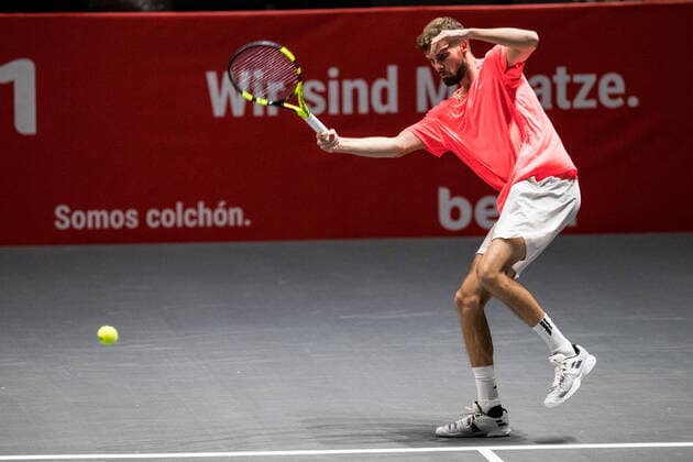 bett1HULKS Championship - ATP, Tennis Herren 250; Koeln, 21.10.2020 Oscar OTTE (GER) im Doppel mit Daniel ALTMAIER (GER) bett1HULKS Championship - ATP 250 am 21.10.2020 in Koeln (LANXESSarena), Deutschland Copyright: xBEAUTIFULxSPORTS Wunderlx