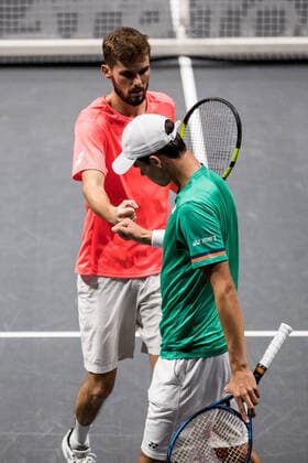 bett1HULKS Championship - ATP, Tennis Herren 250; Koeln, 21.10.2020 Oscar OTTE (GER) im Doppel mit Daniel ALTMAIER (GER) bett1HULKS Championship - ATP 250 am 21.10.2020 in Koeln (LANXESSarena), Deutschland Copyright: xBEAUTIFULxSPORTS Wunderlx
