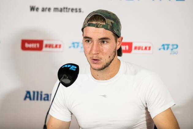 bett1HULKS Championship - ATP, Tennis Herren 250; Koeln, 21.10.2020 Jan-Lennard STRUFF (GER) in der Pressekonferenz bett1HULKS Championship - ATP 250 am 21.10.2020 in Koeln (LANXESSarena), Deutschland Copyright: xBEAUTIFULxSPORTS Wunderlx
