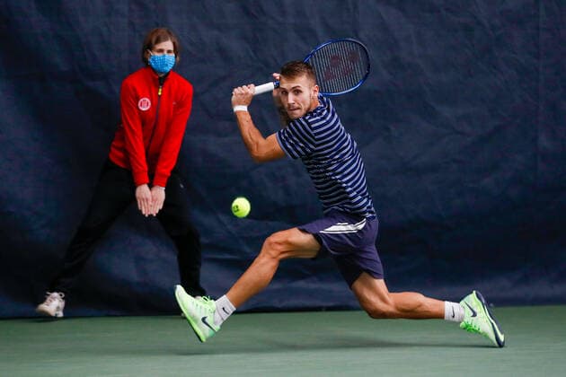 MOLCAN, Alex (SVK) Ranking: PRO 307 bei den FUTURE NORD - ITF World Tennis Tour - M25 am 21.10.2020 in Hamburg (Hamburger Tennisverband), Deutschland