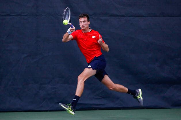 GUINARD, Manuel (FRA) Ranking: PRO 293 bei den FUTURE NORD - ITF World Tennis Tour - M25 am 21.10.2020 in Hamburg (Hamburger Tennisverband), Deutschland