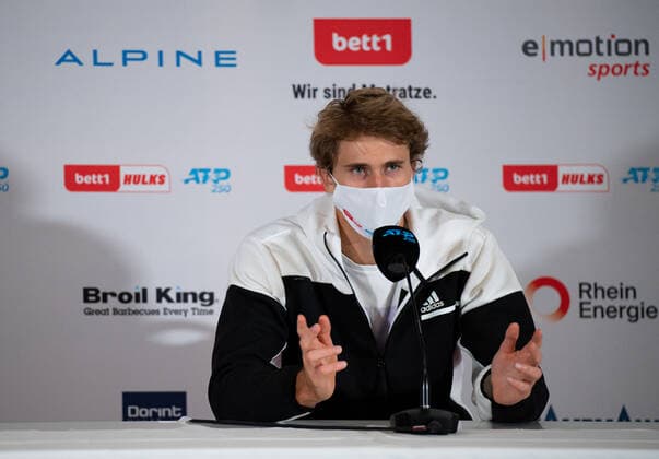 bett1HULKS CHAMPIONSHIP 2020, Köln, Cologne. Alexander Zverev (GER) bett1HULKS CHAMPIONSHIP