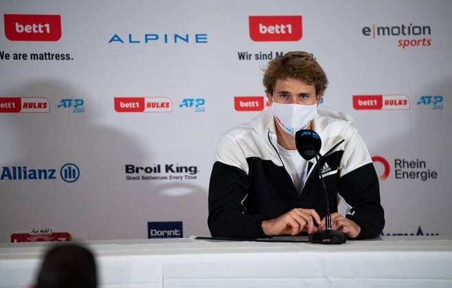 bett1HULKS CHAMPIONSHIP 2020, Köln, Cologne. Alexander Zverev (GER) bett1HULKS CHAMPIONSHIP