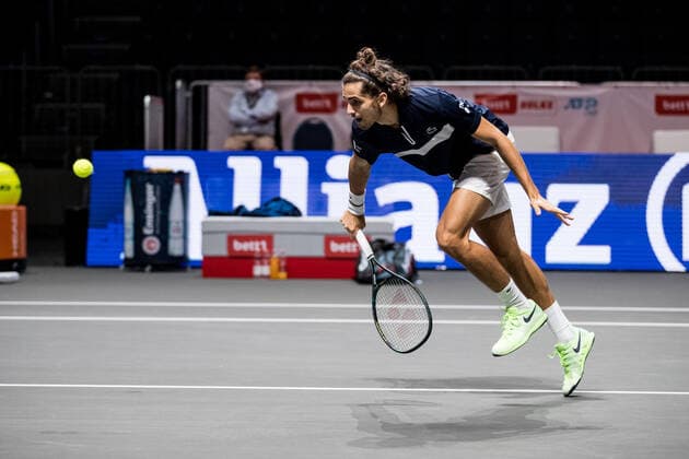 bett1HULKS Championship - ATP, Tennis Herren 250; Koeln, 22.10.2020 Pierre-Hugues HERBERT (FRA) bett1HULKS Championship - ATP 250 am 22.10.2020 in Koeln (LANXESSarena), Deutschland Copyright: xBEAUTIFULxSPORTS Wunderlx