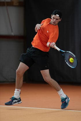 Marc-Andrea Huesler(SUI) Tennis - Wolffkran Open - ATP, Tennis Herren Challenger - TC Ismaning - Ismaning - Bavaria - Germany - 22 October 2020. Â Copyright: xJuergenxHasenkopfx