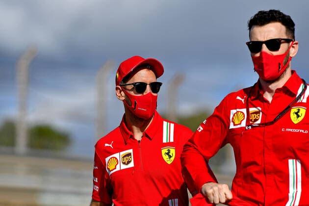 Motorsports: FIA Formula One World Championship, WM, Weltmeisterschaft 2020, Grand Prix of Portugal 5 Sebastian Vettel (GER, Scuderia Ferrari Mission Winnow),