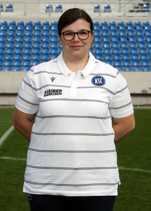 Karlsruher SC Portraittermin Saison 2020 2021 Julia Bohn (Physiotherapeutin), Karlsruher SC, 2. Bundesliga, Porträttermin 2020 2021.