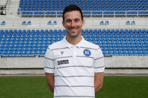 Karlsruher SC Portraittermin Saison 2020 2021 Christian Eichner (Trainer), Karlsruher SC, 2. Bundesliga, Porträttermin 2020 2021.