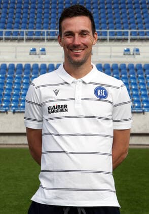 Karlsruher SC Portraittermin Saison 2020 2021 Christian Eichner (Trainer), Karlsruher SC, 2. Bundesliga, Porträttermin 2020 2021.